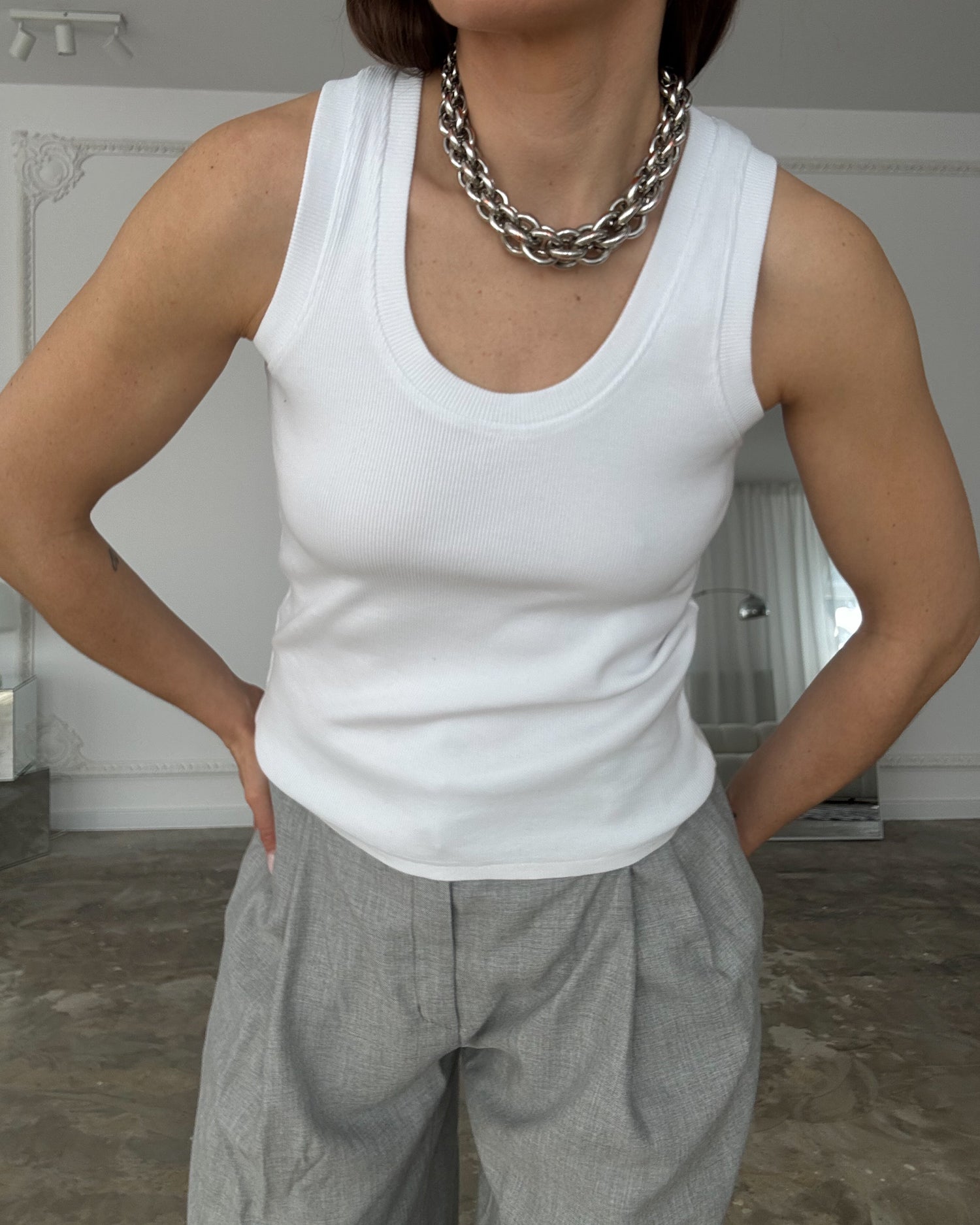 Bokserka Soma white